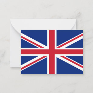 Tarjeta Pequeña Bandera del Reino Unido