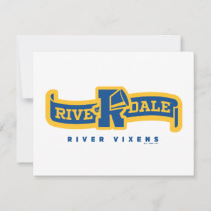 Tarjeta Pequeña Banner del río Riverdale Vixens