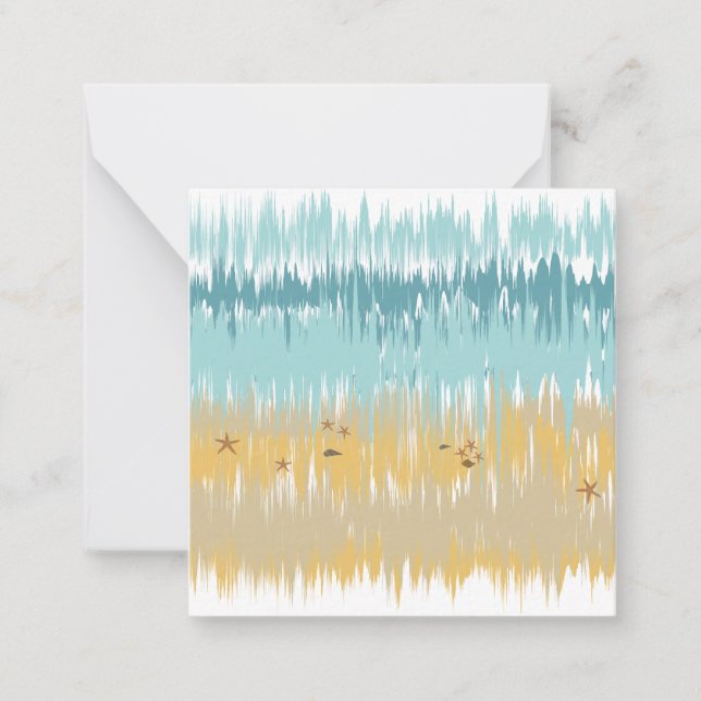 Tarjeta Pequeña Beach wave (Anverso)