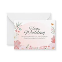 Beautiful Floral Wedding Invitation Template
