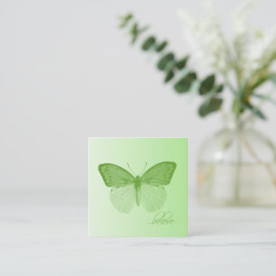 Tarjeta Pequeña Believe Butterfly Lime