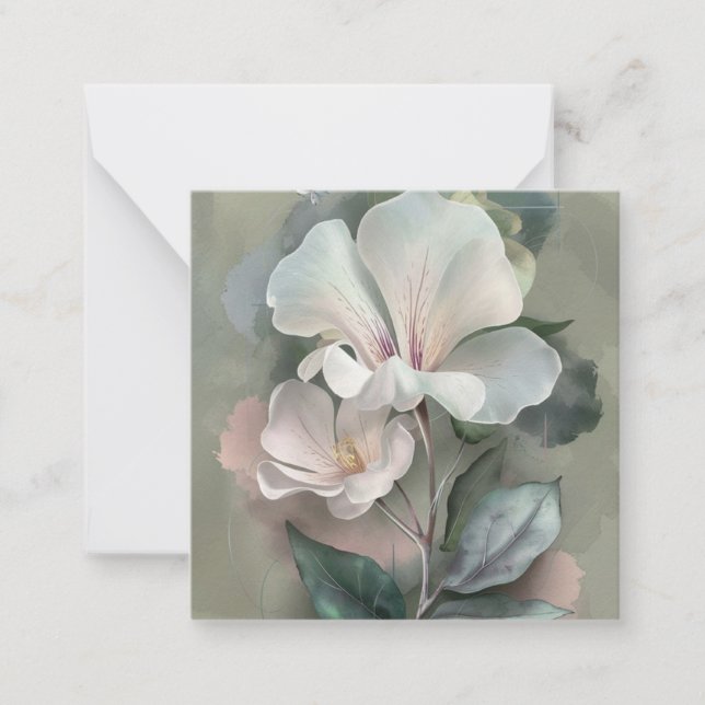 Tarjeta Pequeña Belleza Floral (Anverso)