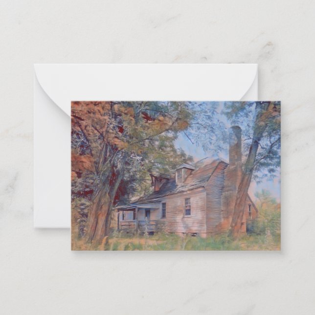 Tarjeta Pequeña Belmont was near Ottoman, Virginia (Anverso)