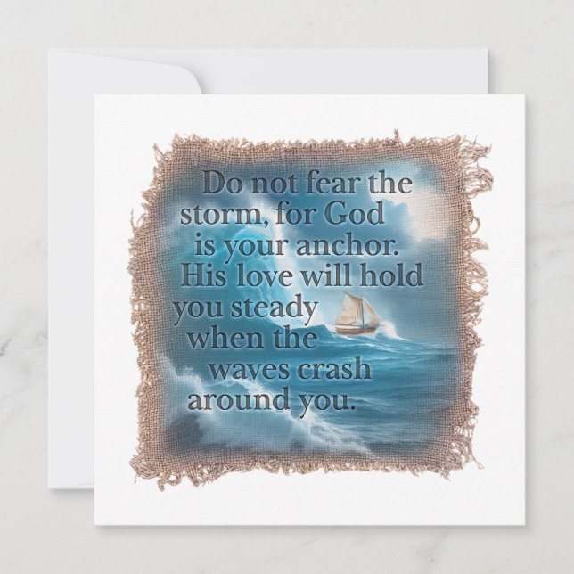 Tarjeta Pequeña BIBLE QUOTE - Personalized Notecard (Anverso)