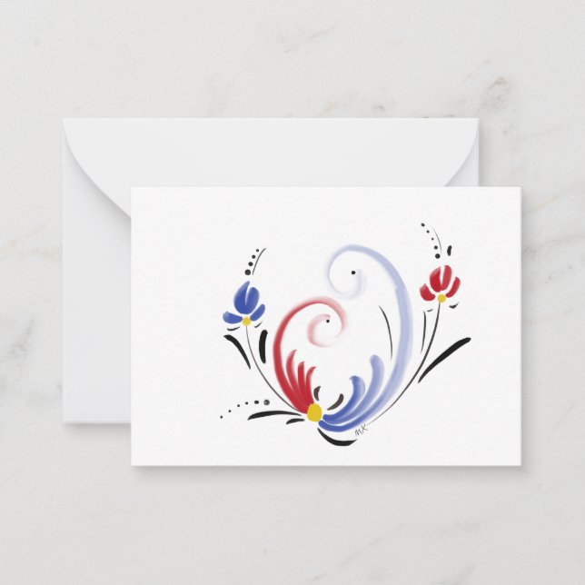 Tarjeta Pequeña Blank notecards (Anverso)