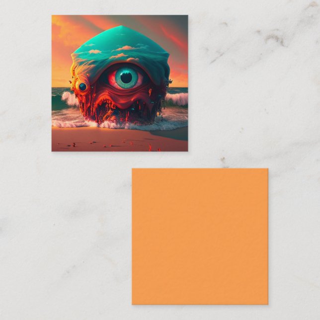 Tarjeta Pequeña Bloody Eyes (Anverso / Reverso)