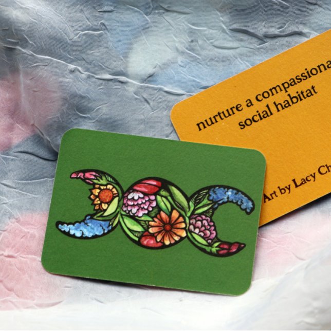 Tarjeta Pequeña Bloom de símbolo de la luna triple (Subido por el creador)