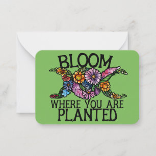 Tarjeta Pequeña Bloom donde te plantan