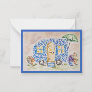 Tarjeta Pequeña Bloomside Getaway Flat Note Card