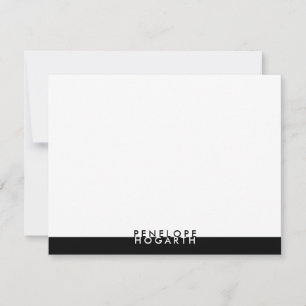Tarjeta Pequeña Bloqueo de color Minimalista moderno del clásico b