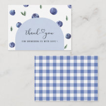 Blueberry One Birday Boy Gracias, nena