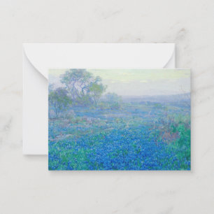 Tarjeta Pequeña Bluebonnets cerca de San Antonio, Texas, por Onder