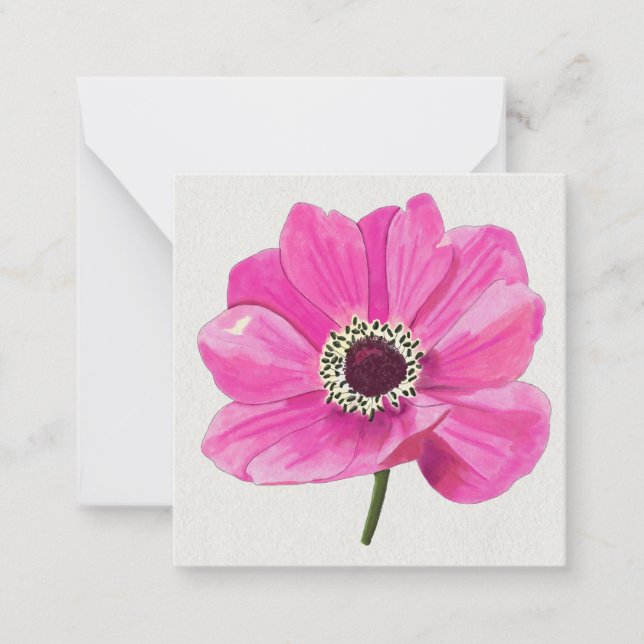 Tarjeta Pequeña Blush Bloom Notecard  (Anverso)