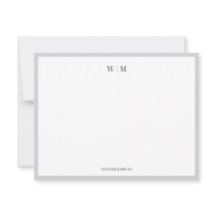 Boda Clásica Monograma Personalizado para Pareja