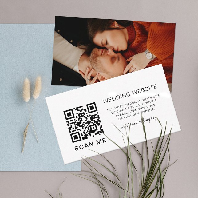 Tarjeta Pequeña Boda de código QR Sitio web Gabinete de fotos (Subido por el creador)