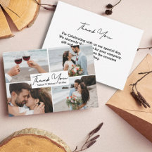 boda de escritura a mano 4 collage de fotos