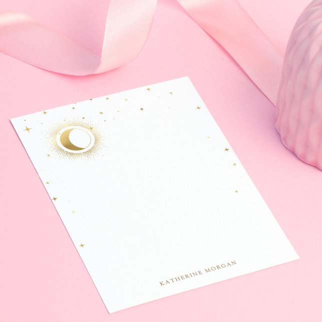 Tarjeta Pequeña Boda de la luna de las estrellas azules celestes (Subido por el creador)