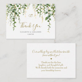 Tarjeta Pequeña Boda Romantic Greenery Garland