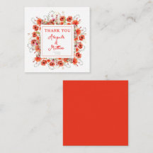 Boho Moda Flores de amapola Boda Gracias