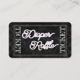 Tarjeta Pequeña Boleto espeluznante de pañales