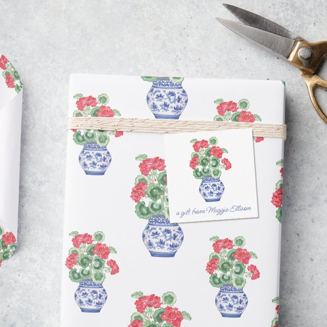 Tarjeta Pequeña Bolsa de Chinoiserie de gabinetes de regalo de Ger (Subido por el creador)
