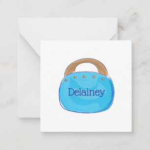 Tarjeta Pequeña Bolsa Preppy Bermuda Personalizada