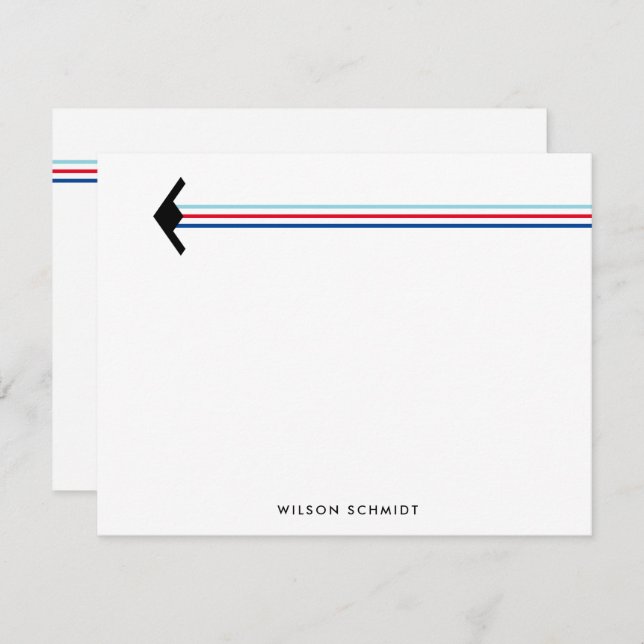 Tarjeta Pequeña Bombardero B-21 con estacionamiento de banda de co (Anverso / Reverso)