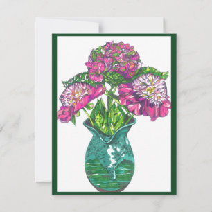 Tarjeta Pequeña Bonito rosado
