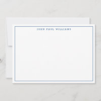 Borde delgado Minimalista moderno y azul de la mar
