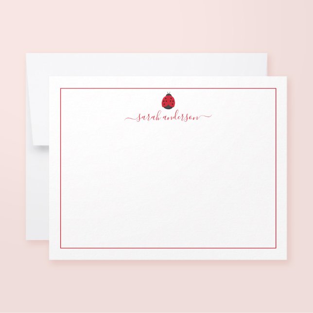 Tarjeta Pequeña Borde rojo de parásito personalizado (Subido por el creador)