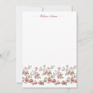 Tarjeta Pequeña Borde rosa rosa rosa rosado elegante y personaliza