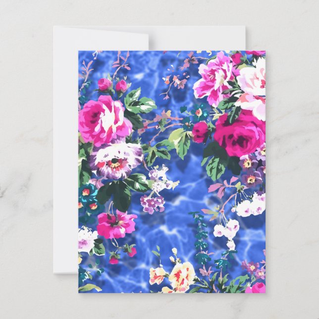 Tarjeta Pequeña Bouquets con rosas (Anverso)