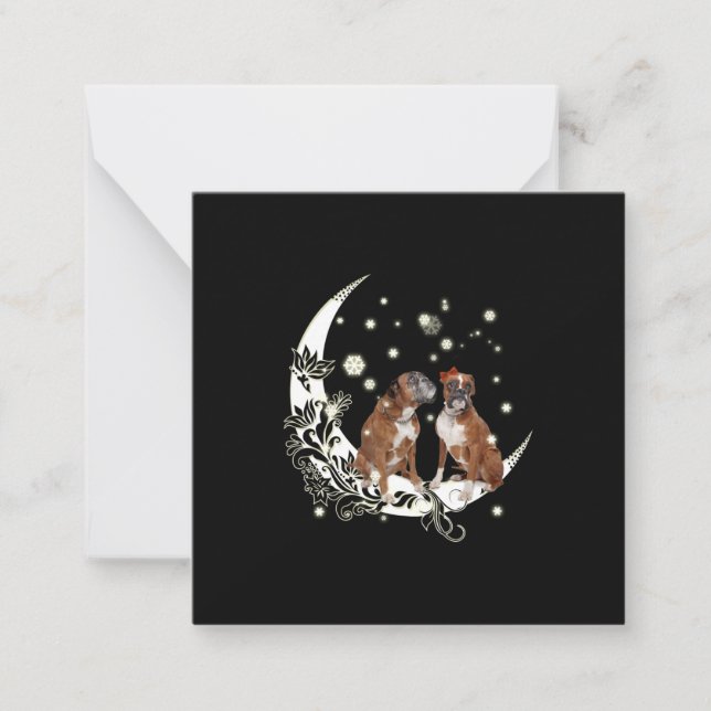 Tarjeta Pequeña Boxeador (Anverso)
