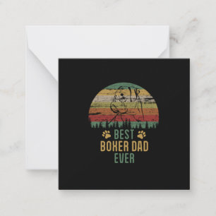 Tarjeta Pequeña Boxer dad