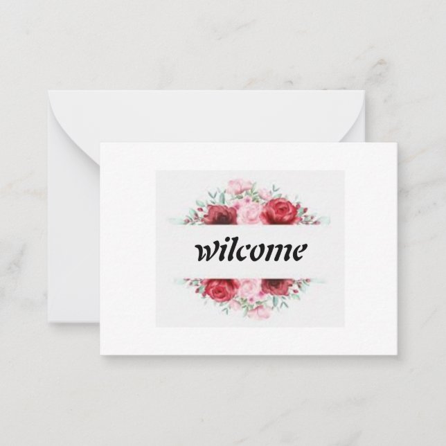 Tarjeta Pequeña briday fiesta (Anverso)