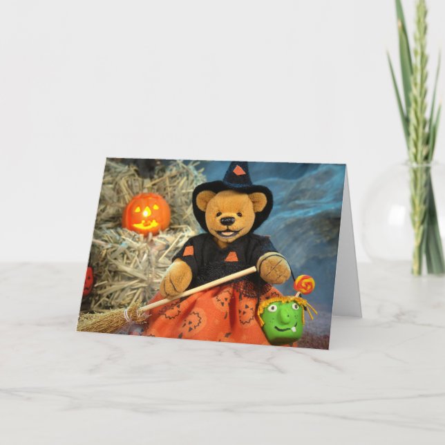 Tarjeta Pequeña bruja de los osos pequeños (Anverso)