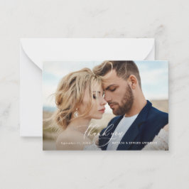 Tarjeta Pequeña budget Rustic elegante boda gracias botánico