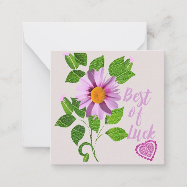 Tarjeta Pequeña Buena suerte (Anverso)
