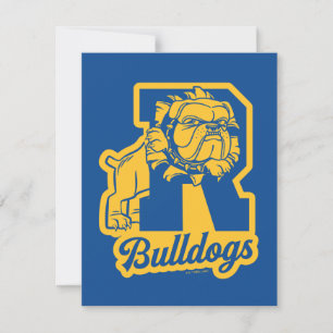 Tarjeta Pequeña Bulldoges de Riverdale Letterman