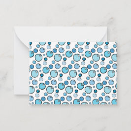 Tarjeta Pequeña Burbujas