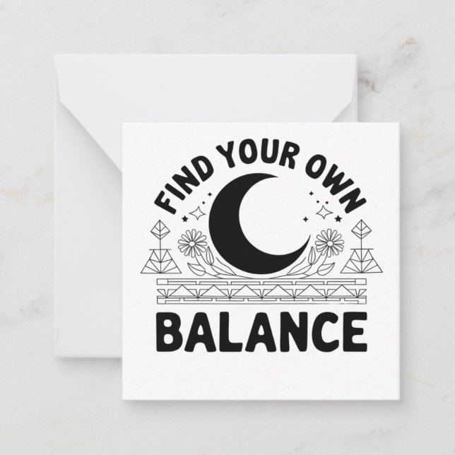 Tarjeta Pequeña Buscar su propio saldo (Anverso)