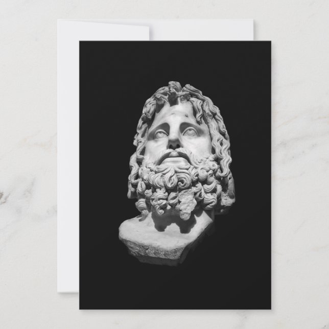 Tarjeta Pequeña Busto grecorromano (Anverso)