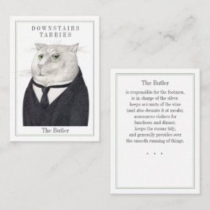 Tarjeta Pequeña BUTLER CAT Trading Card