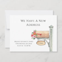 Buzón de correo floral Nos hemos movido de plano