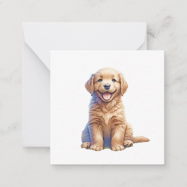 Tarjeta Pequeña Cachorro (Anverso)
