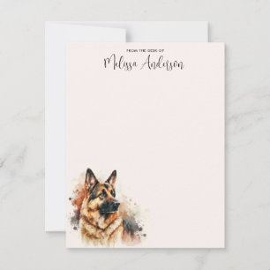 Tarjeta Pequeña Cachorro pastelero moderno alemán