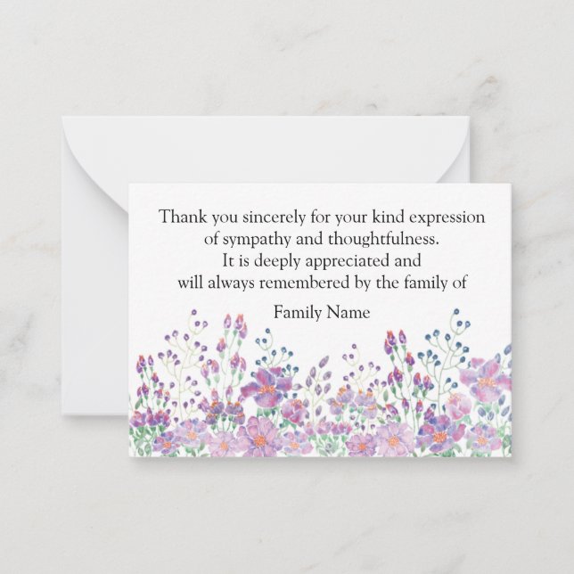 Tarjeta Pequeña Cactus Verde Rojo Gracias Cartas (Anverso)