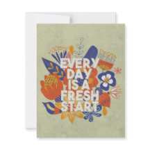 Cada día es un nuevo comienzo
