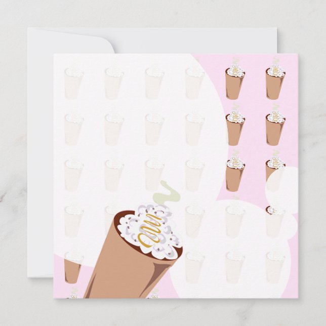 Tarjeta Pequeña Café Love Stationery (Anverso)