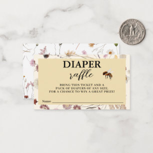 Tarjeta Pequeña Caída En El Amor Caída Floral Baby Shower Diaper R